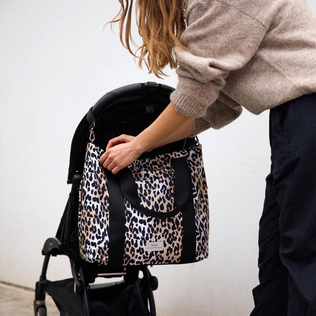 Finnson Selby Eco Changing Bag with Changing Mat - Leopard-Changing Bags-Leopard- | Natural Baby Shower