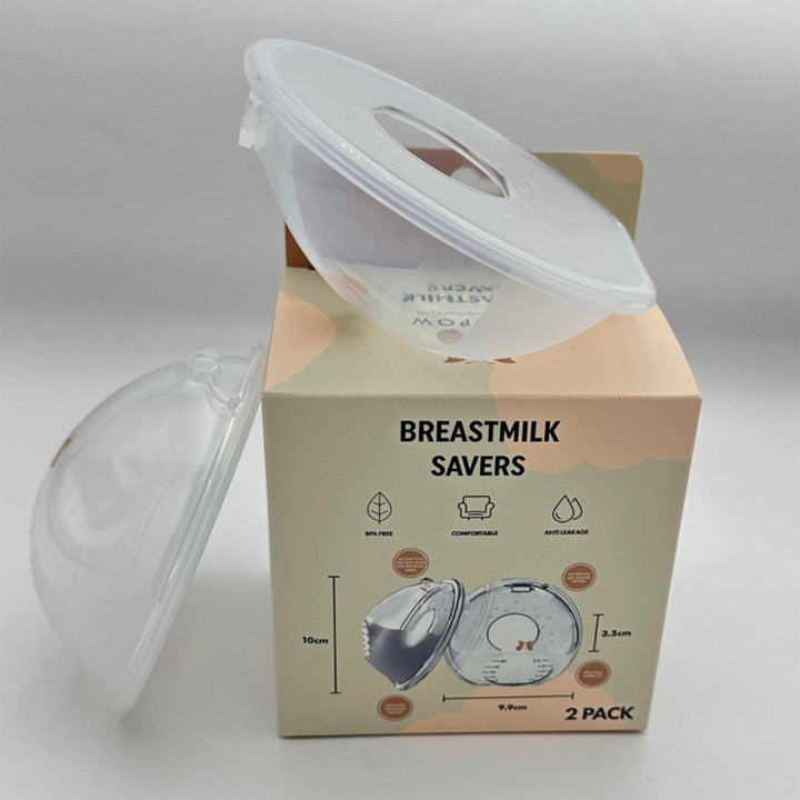 Fraupow Breast Milk Savers - 2 Pack-Breast Pump Accessories- | Natural Baby Shower