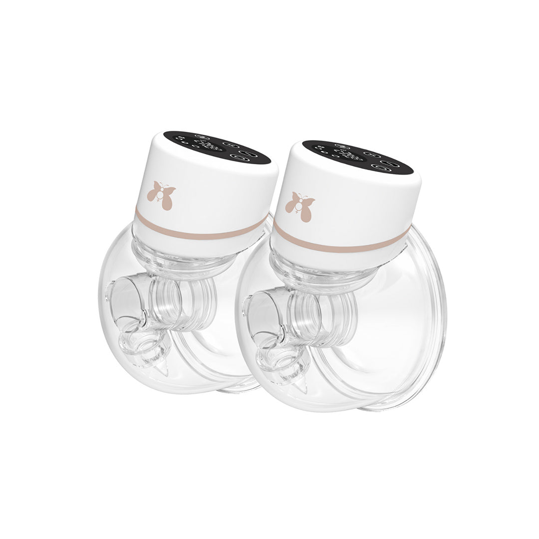 Fraupow Double Wearable Hands-Free Breast Pump - White-Breast Pumps-White- | Natural Baby Shower