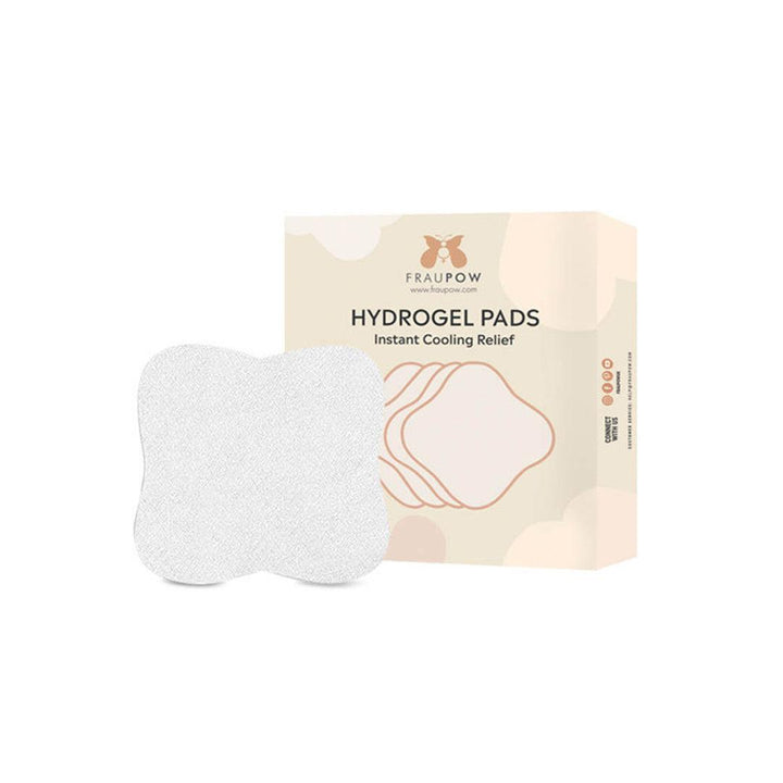 Fraupow Hydrogel Breast Pads - 10 Pack - White-Breast Pads-White-One Size | Natural Baby Shower