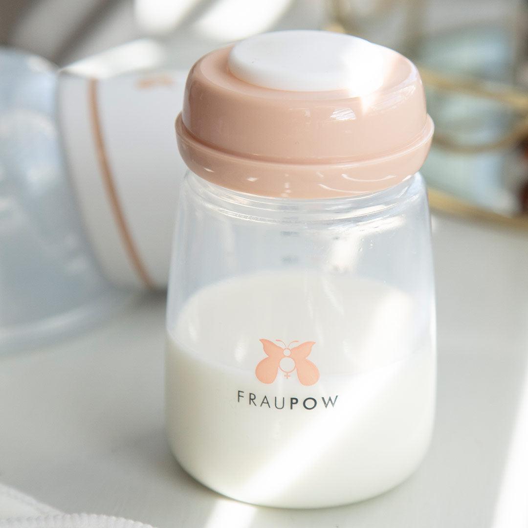 Fraupow Milk Storage Bottles - 3 Pack-Breast Pumps- | Natural Baby Shower