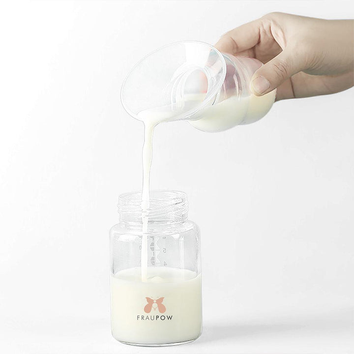 Fraupow Manual Breast Pump + Milk Collector-Breast Pumps- | Natural Baby Shower