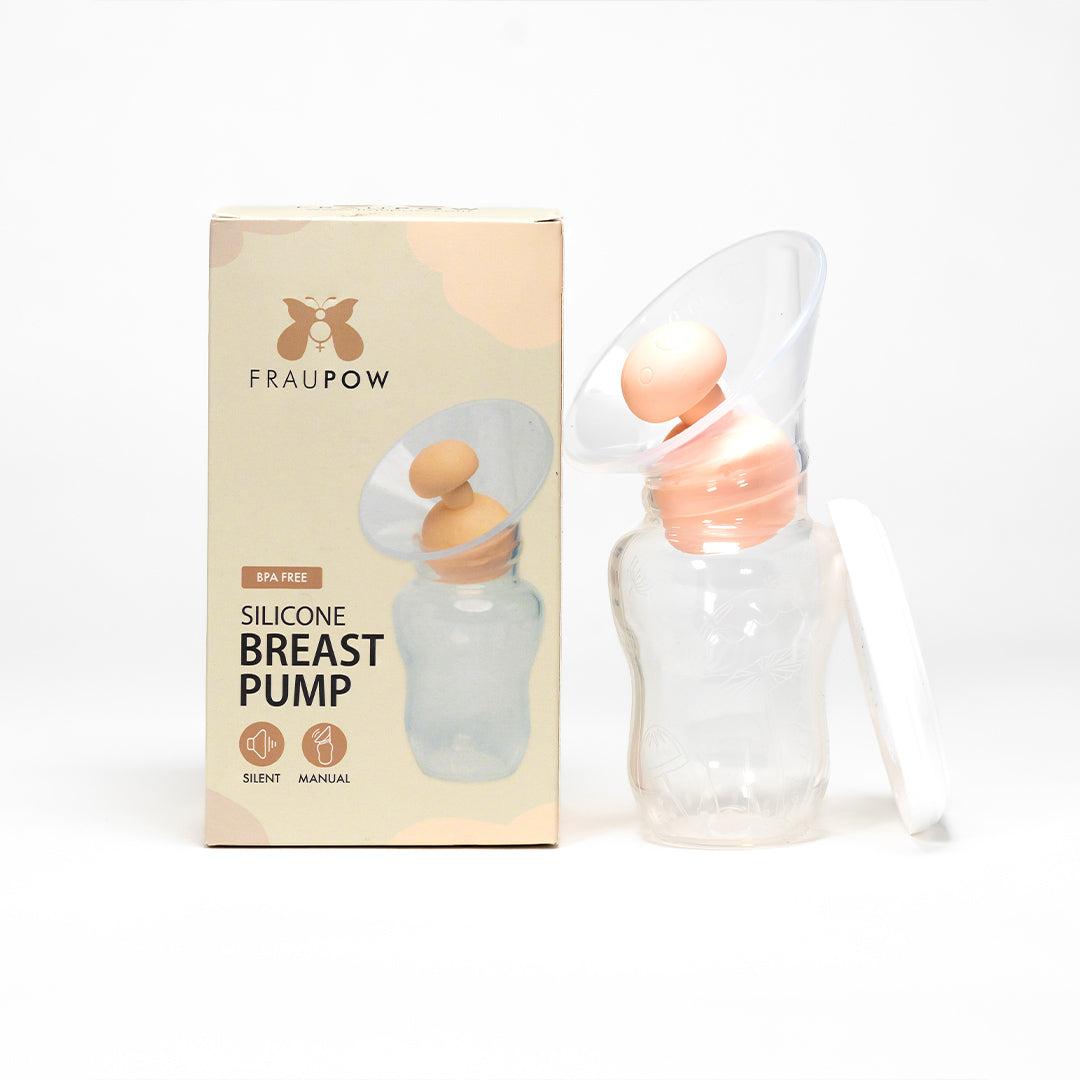 Fraupow Manual Breast Pump + Milk Collector-Breast Pumps- | Natural Baby Shower