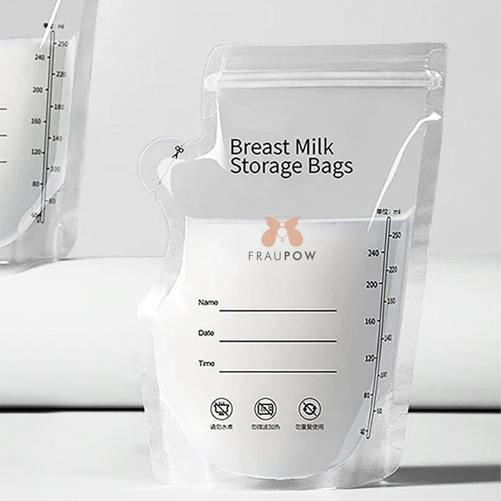 Fraupow Breast Milk Storage Bags - 30 Pack-Breast Pumps- | Natural Baby Shower