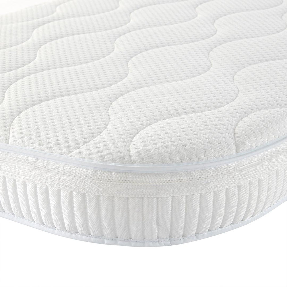 Gaia Baby Serena Cot Bed Mattress - White-Mattresses-White- | Natural Baby Shower