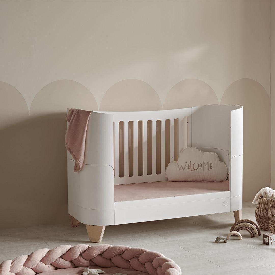 Gaia Baby Serena Cot Bed - White-Cot Beds- | Natural Baby Shower