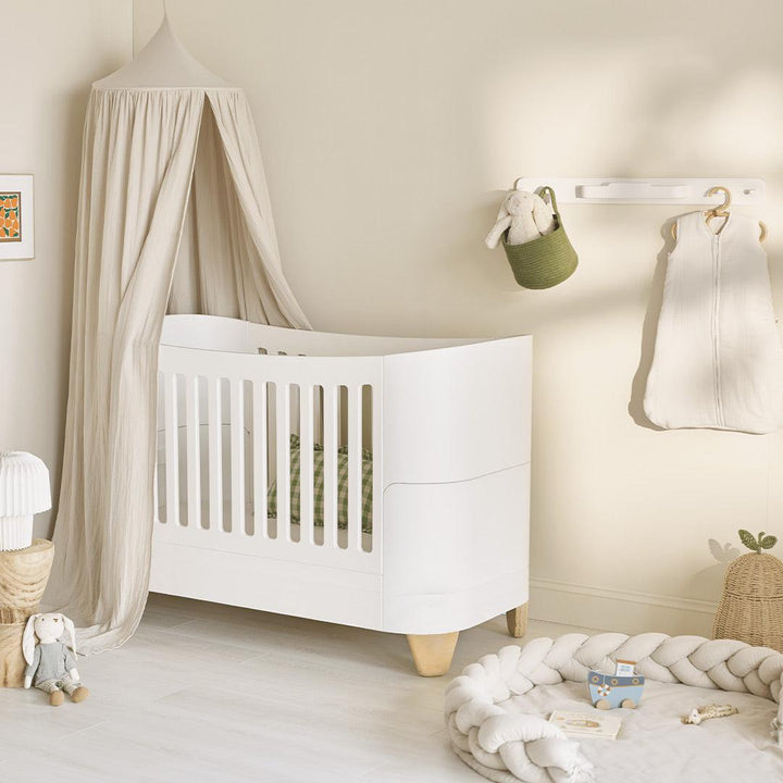 Gaia Baby Serena Cot Bed - White-Cot Beds- | Natural Baby Shower