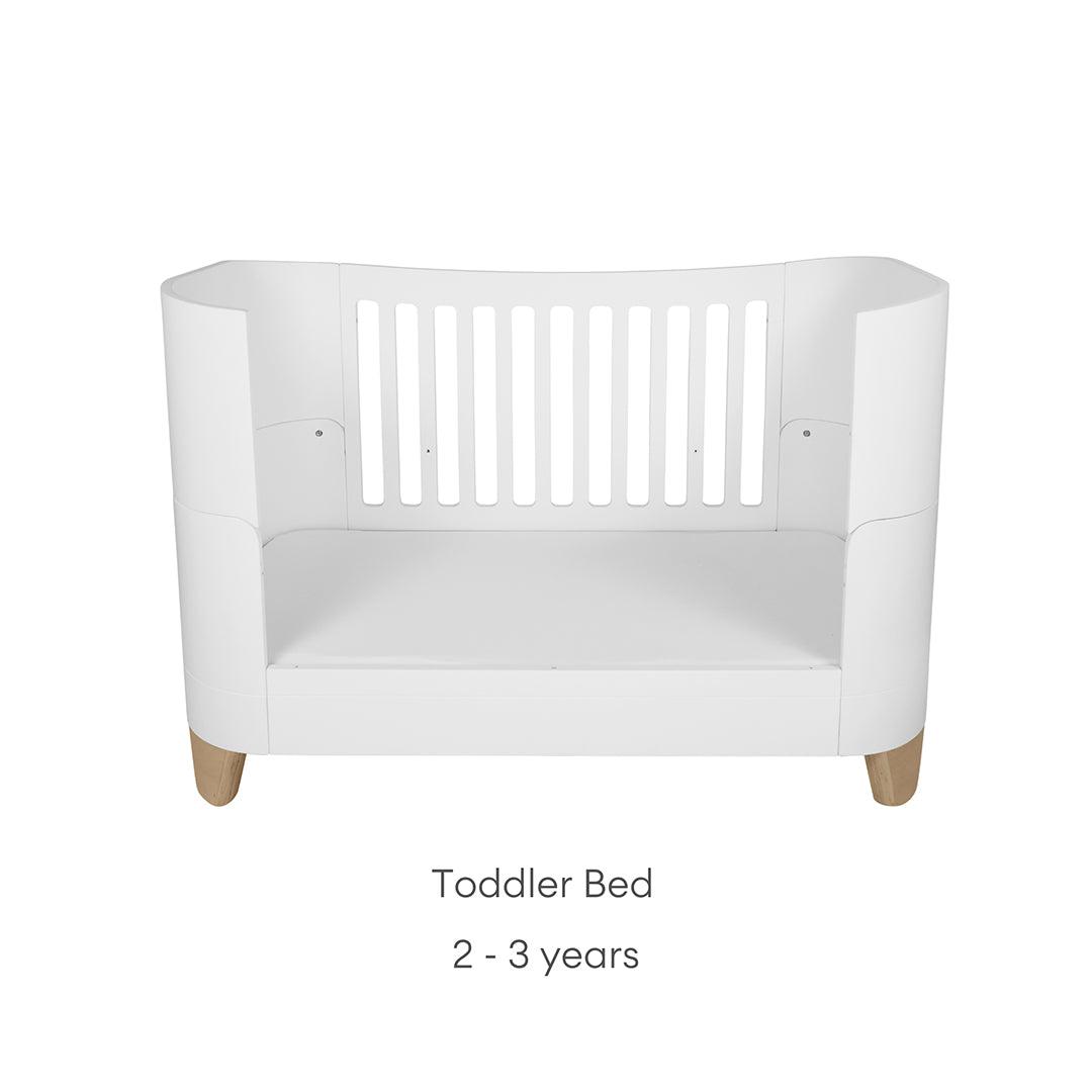 Gaia Baby Serena Cot Bed - White-Cot Beds- | Natural Baby Shower