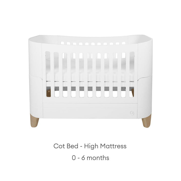 Gaia Baby Serena Cot Bed - White-Cot Beds- | Natural Baby Shower