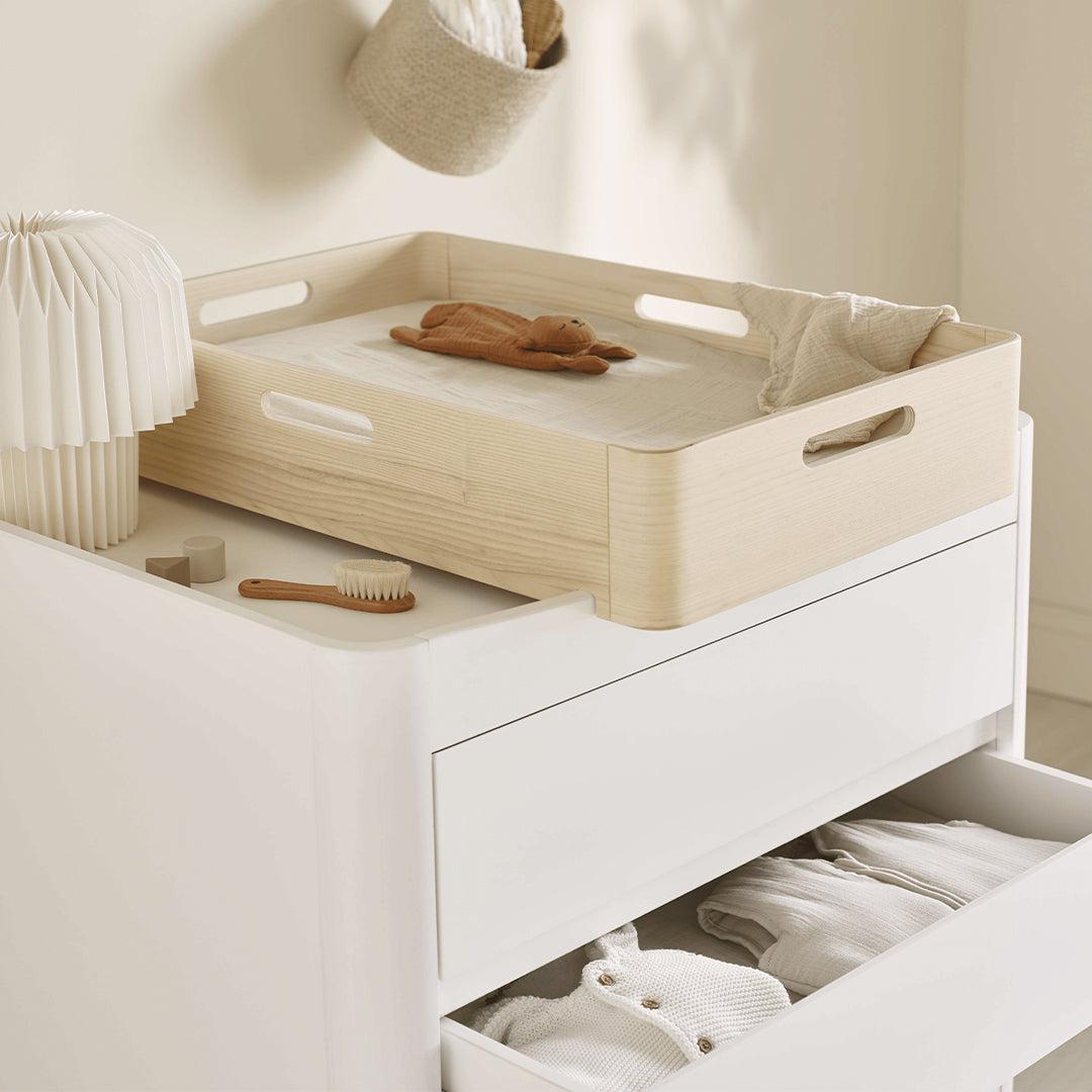 Gaia Baby Serena Dresser - White-Chests- | Natural Baby Shower