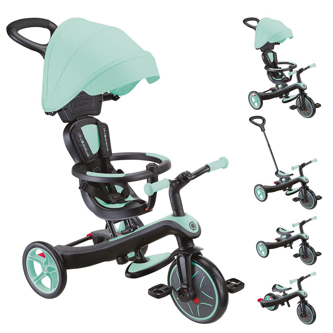 Globber Explorer 4 In 1 Trike - Mint-Bikes-Mint- | Natural Baby Shower