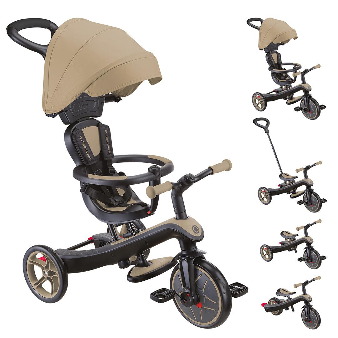 Globber Explorer 4 In 1 Trike - Sand-Bikes-Sand- | Natural Baby Shower