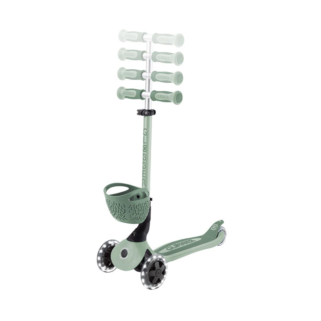 Globber Go-Up Baby 360 Lights Scooter - Sage-Scooters-Sage- | Natural Baby Shower