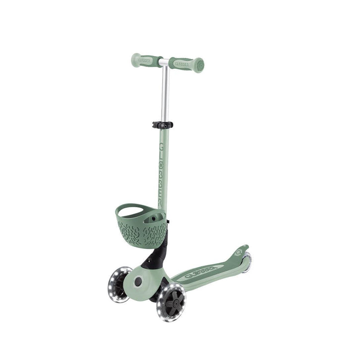 Globber Go-Up Baby 360 Lights Scooter - Sage-Scooters-Sage- | Natural Baby Shower