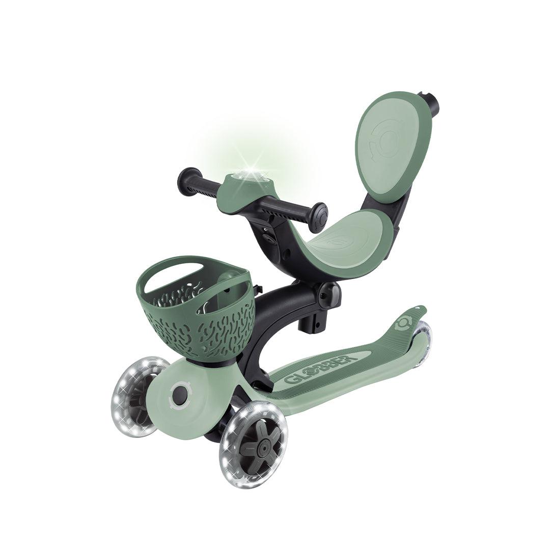 Globber Go-Up Baby 360 Lights Scooter - Sage-Scooters-Sage- | Natural Baby Shower