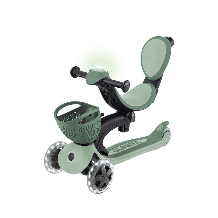 Globber Go-Up Baby 360 Lights Scooter - Sage-Scooters-Sage- | Natural Baby Shower