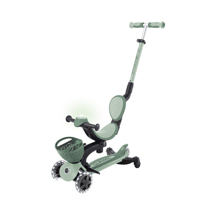 Globber Go-Up Baby 360 Lights Scooter - Sage-Scooters-Sage- | Natural Baby Shower