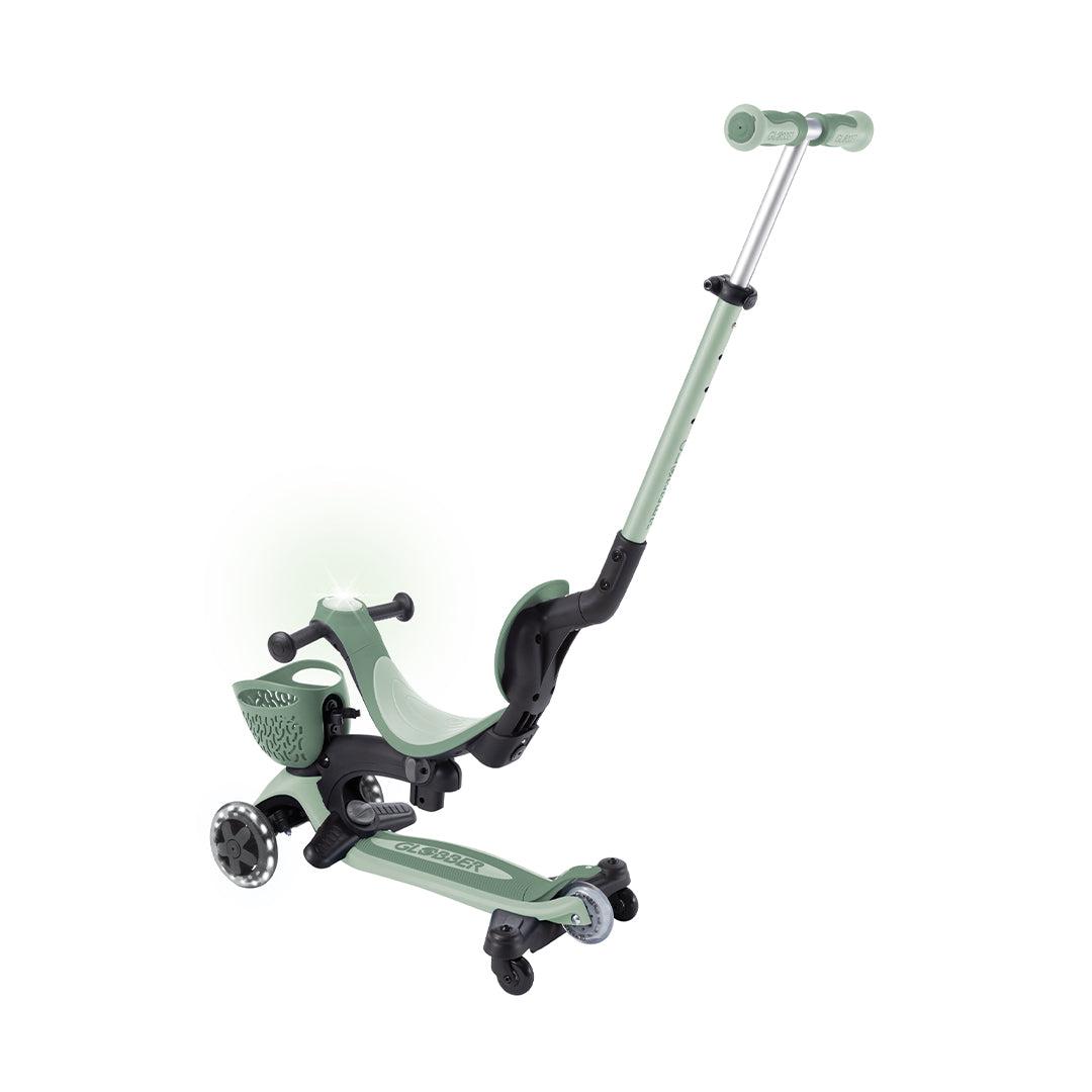 Globber Go-Up Baby 360 Lights Scooter - Sage-Scooters-Sage- | Natural Baby Shower