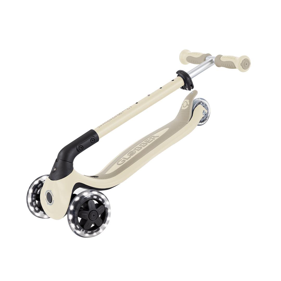 Globber Go-Up Baby 360 Lights Scooter - Taupe-Scooters-Taupe- | Natural Baby Shower