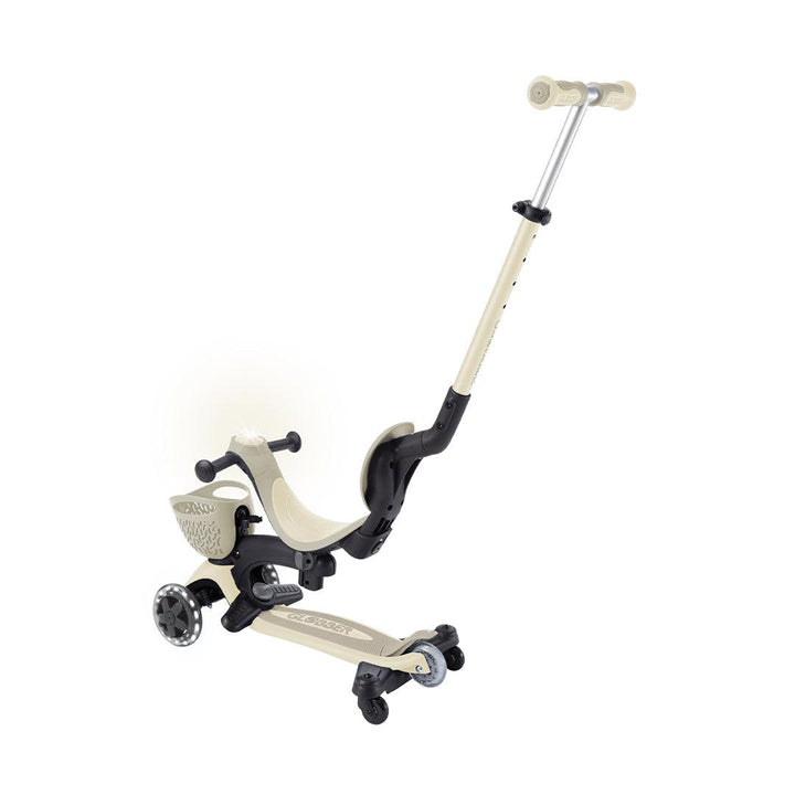 Globber Go-Up Baby 360 Lights Scooter - Taupe-Scooters-Taupe- | Natural Baby Shower