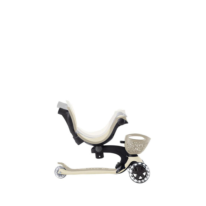 Globber Go-Up Baby 360 Lights Scooter - Taupe-Scooters-Taupe- | Natural Baby Shower