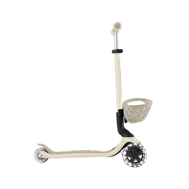 Globber Go-Up Baby 360 Lights Scooter - Taupe-Scooters-Taupe- | Natural Baby Shower