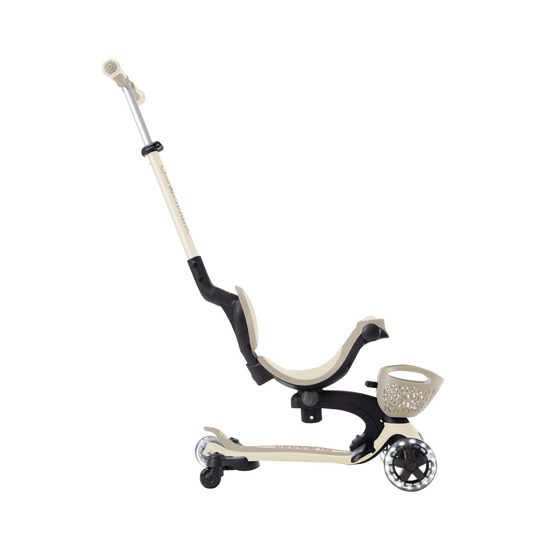 Globber Go-Up Baby 360 Lights Scooter - Taupe-Scooters-Taupe- | Natural Baby Shower