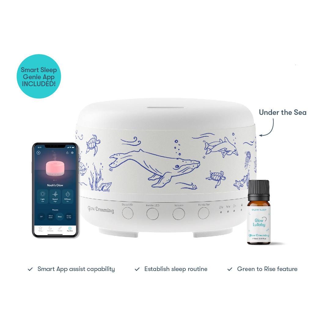 Glow Dreaming Glow Sleep Easy Complete Bundle-Night Lights-Under The Sea Sleeve- | Natural Baby Shower