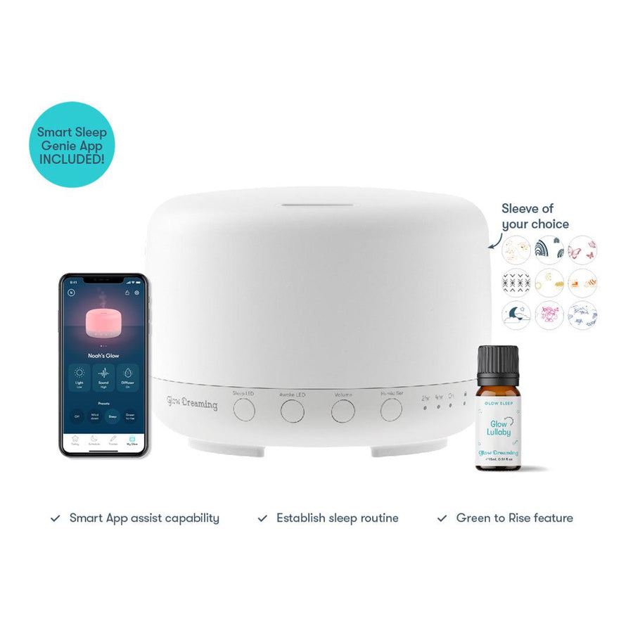 Glow Dreaming Glow Sleep Easy Complete Bundle-Night Lights-No Sleeve- | Natural Baby Shower