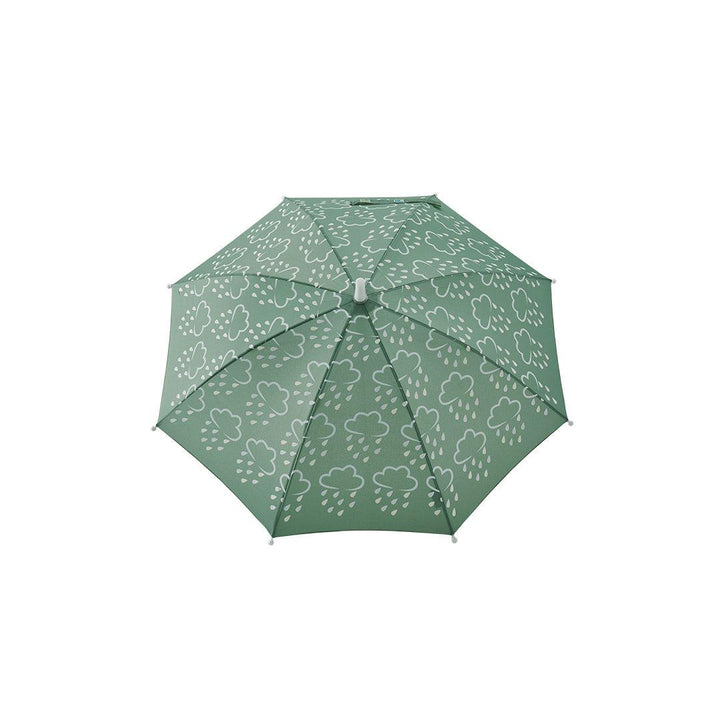 Grass & Air Colour-Revealing Umbrella - Khaki Green-Umbrellas-Khaki Green- | Natural Baby Shower