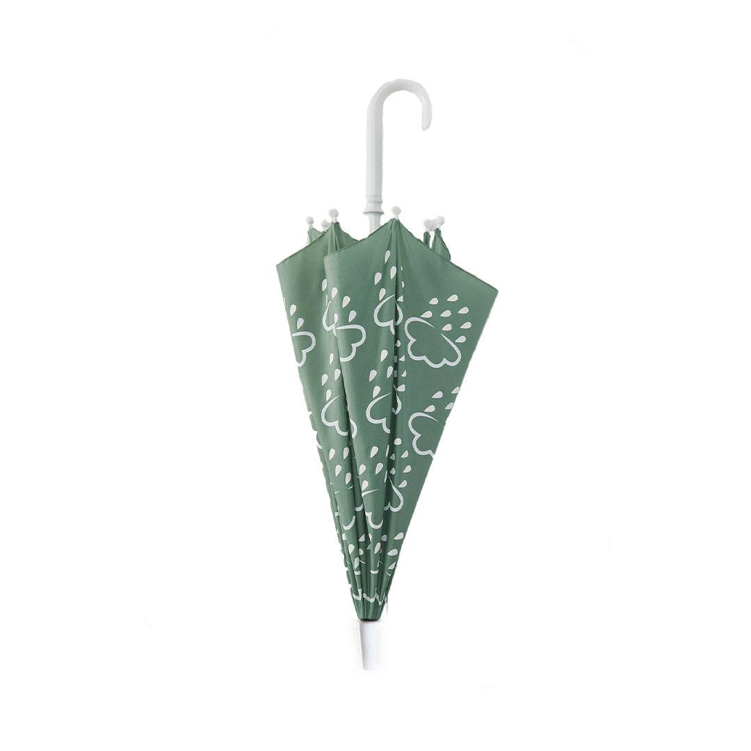 Grass & Air Colour-Revealing Umbrella - Khaki Green-Umbrellas-Khaki Green- | Natural Baby Shower