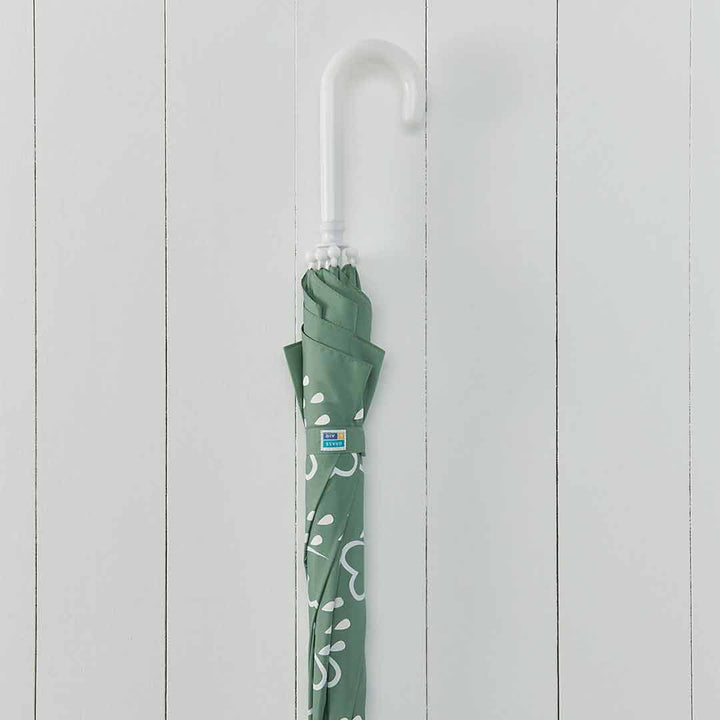 Grass & Air Colour-Revealing Umbrella - Khaki Green-Umbrellas-Khaki Green- | Natural Baby Shower