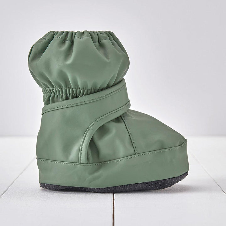 Grass & Air Mini Adventure PU Bootie - Khaki-Boots- | Natural Baby Shower