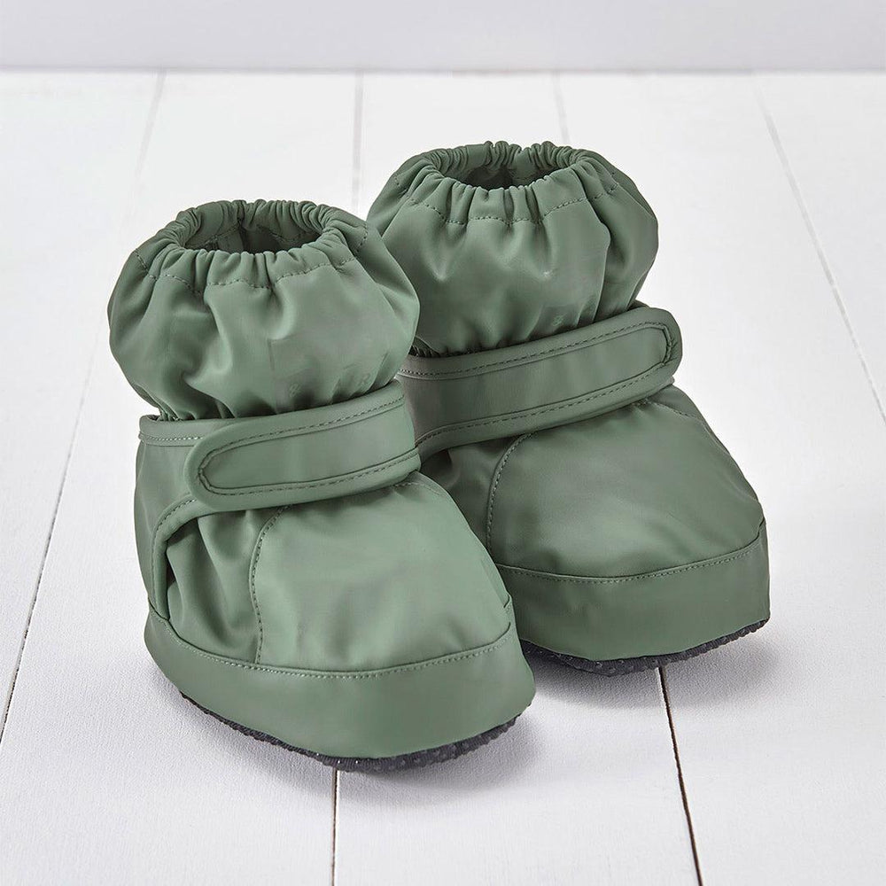 Grass & Air Mini Adventure PU Bootie - Khaki-Boots- | Natural Baby Shower