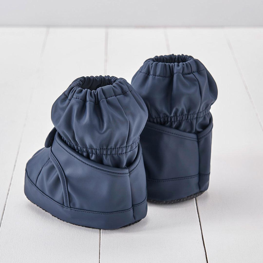 Grass & Air Mini Adventure PU Bootie - Navy-Boots- | Natural Baby Shower