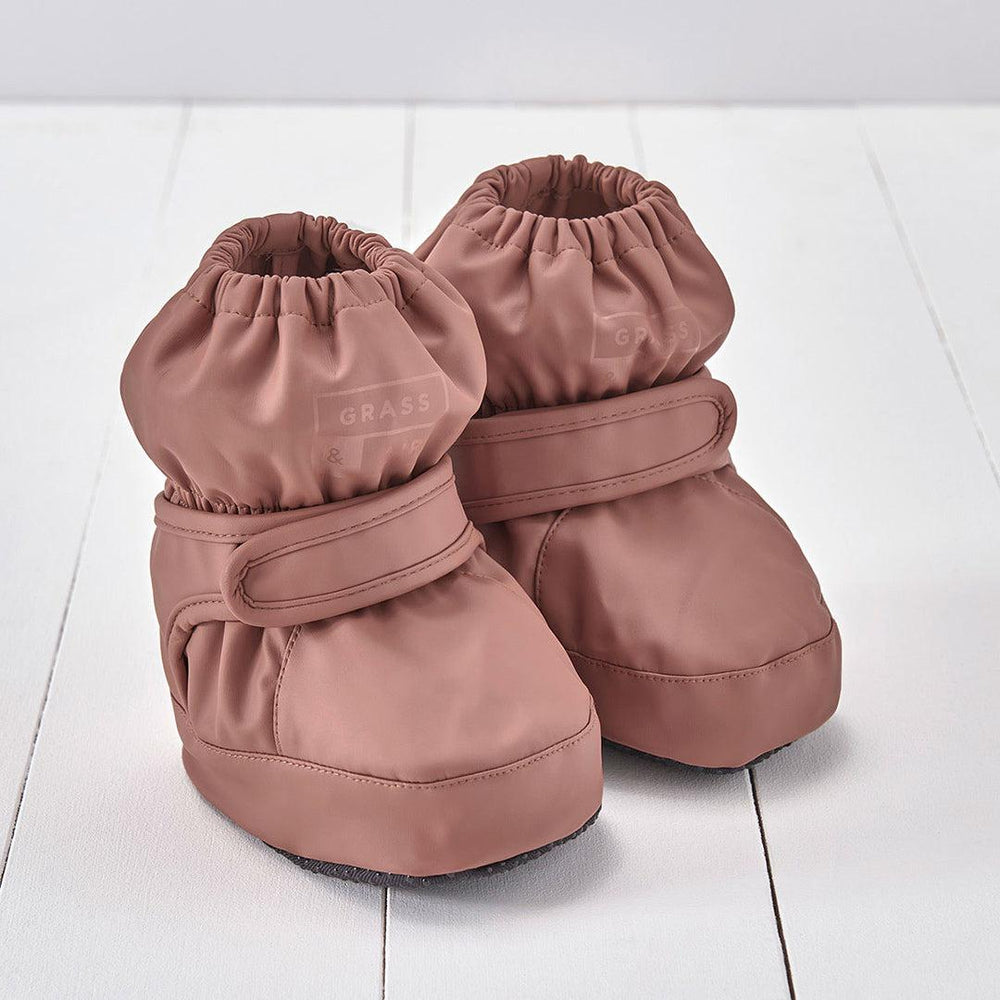 Grass & Air Mini Adventure PU Bootie - Rose-Boots- | Natural Baby Shower