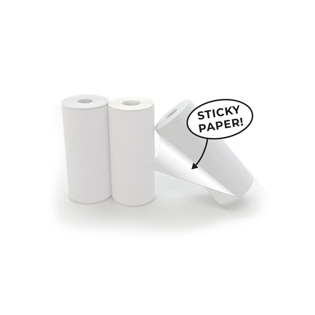 Hoppstar 3x Paper Rolls Refill Package Self-Adhesive-Role Play- | Natural Baby Shower