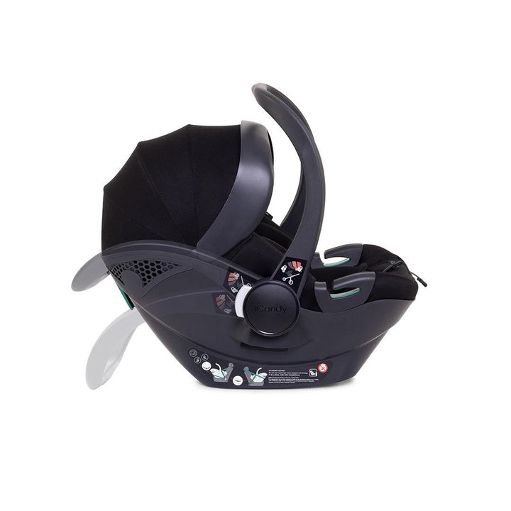 iCandy Cocoon Infant Car Seat And Base - Black-Car Seat Bundles-Black- | Natural Baby Shower