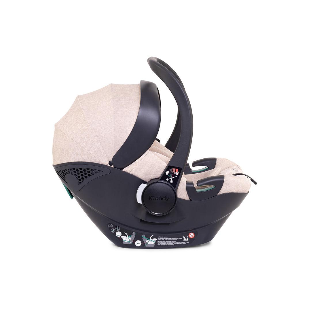 iCandy Cocoon Infant Car Seat And Base - Latte-Car Seat Bundles-Latte- | Natural Baby Shower