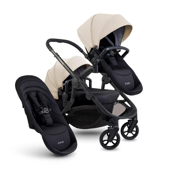 iCandy Orange 4 Double Pushchair Bundle - Latte-Strollers- | Natural Baby Shower