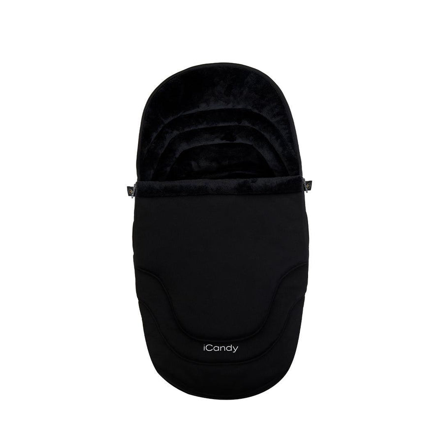 iCandy Orange 4 Footmuff - Black-Footmuffs-Black- | Natural Baby Shower