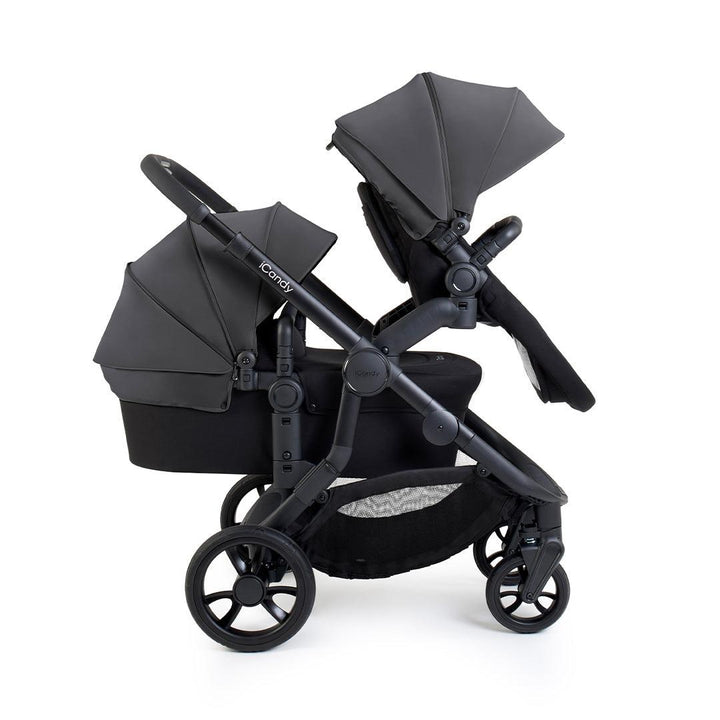 iCandy Orange 4 Double Pushchair Bundle - Fossil-Strollers- | Natural Baby Shower