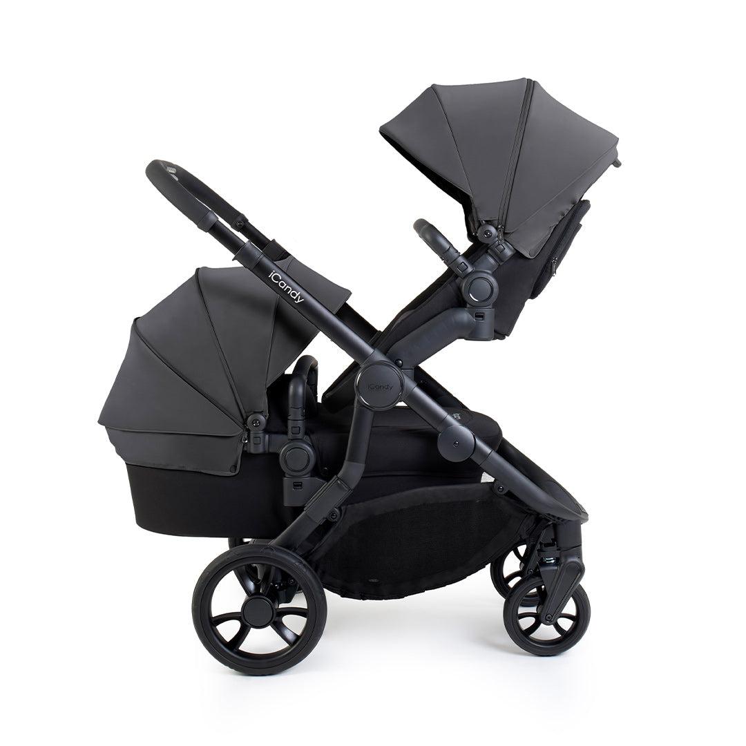 iCandy Orange 4 Double Pushchair Bundle - Fossil-Strollers- | Natural Baby Shower