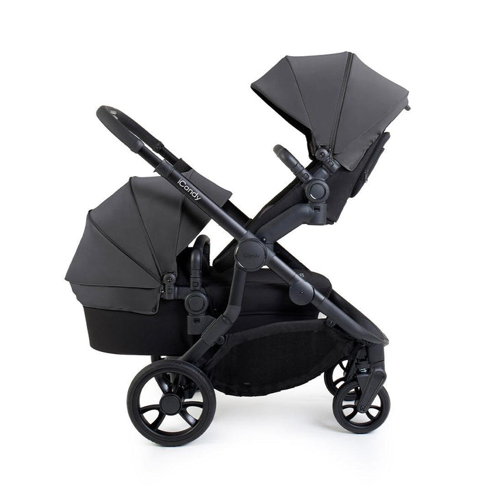 iCandy Orange 4 Double Pushchair Bundle - Fossil-Strollers- | Natural Baby Shower