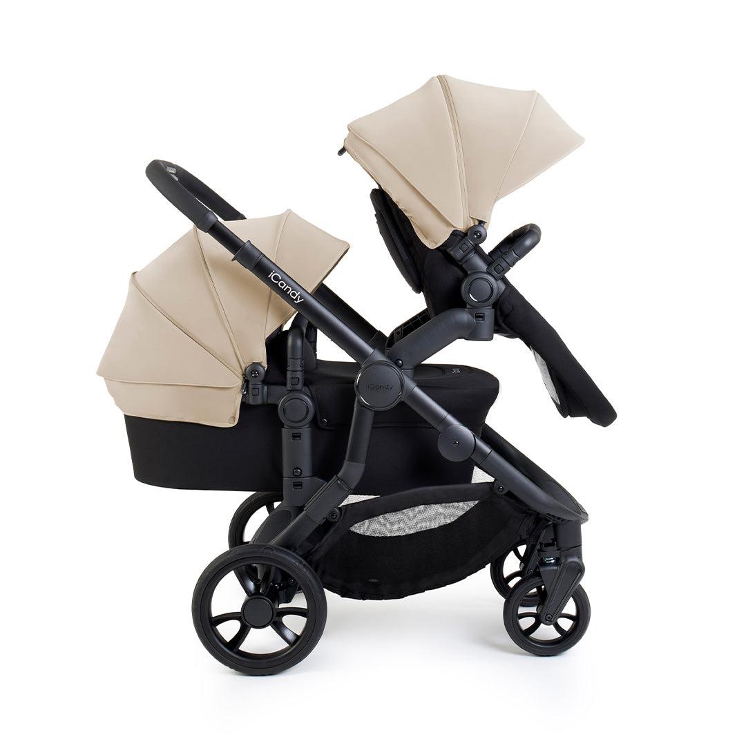 iCandy Orange 4 Double Pushchair Bundle - Latte-Strollers- | Natural Baby Shower