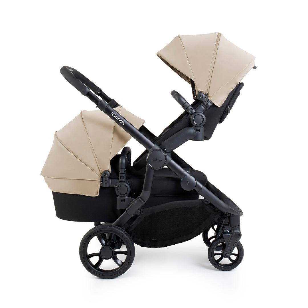 iCandy Orange 4 Double Pushchair Bundle - Latte-Strollers- | Natural Baby Shower