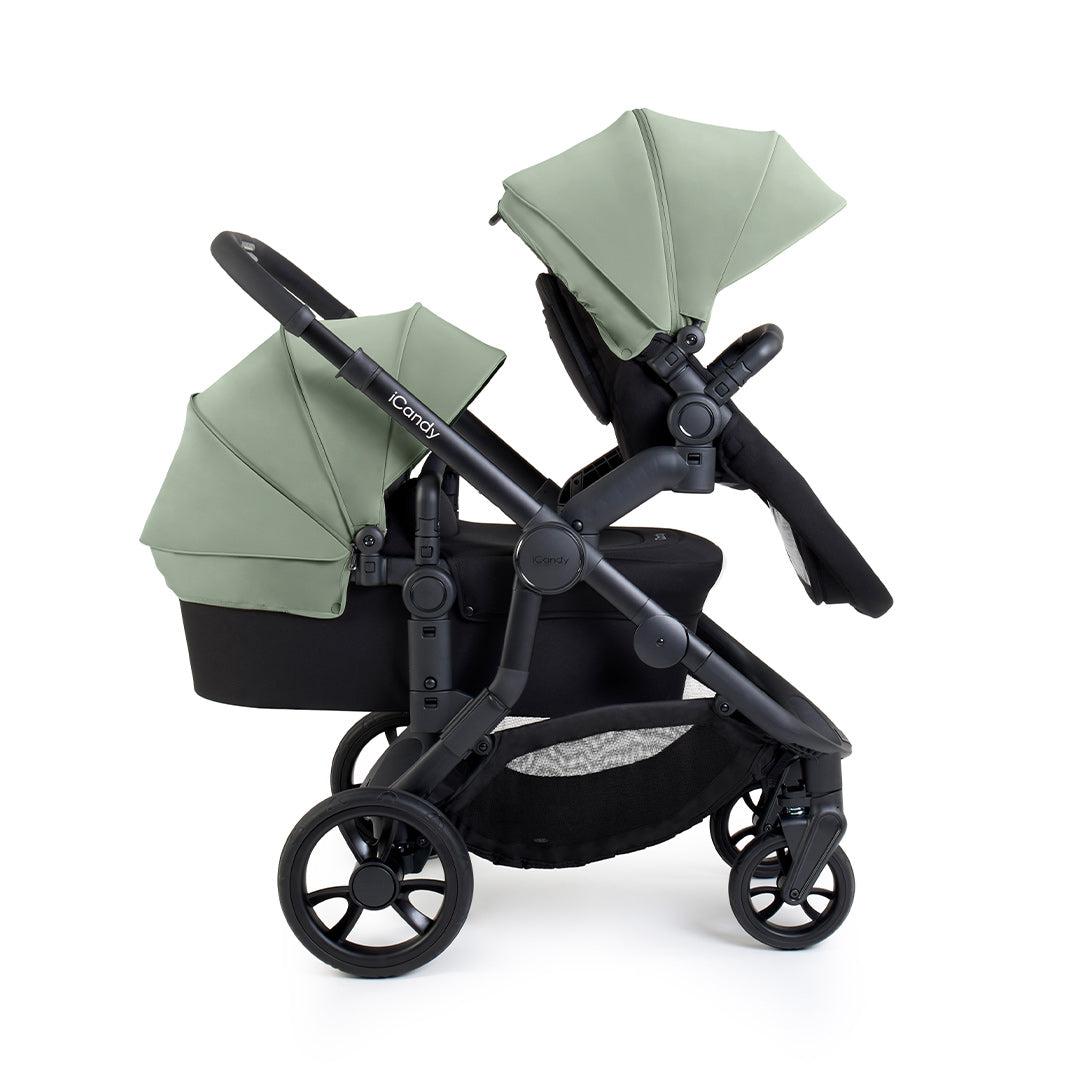 iCandy Orange 4 Double Pushchair Bundle - Pistachio-Strollers- | Natural Baby Shower