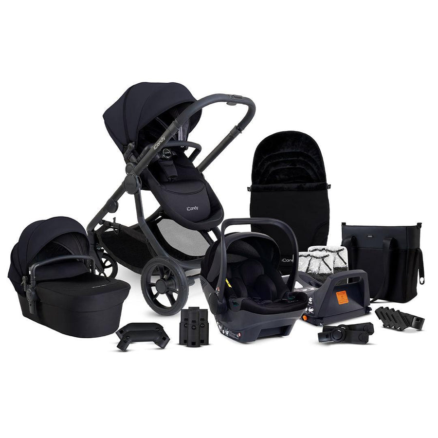 iCandy Orange 4 Travel System with iCandy Cocoon - Black-Travel Systems- | Natural Baby Shower