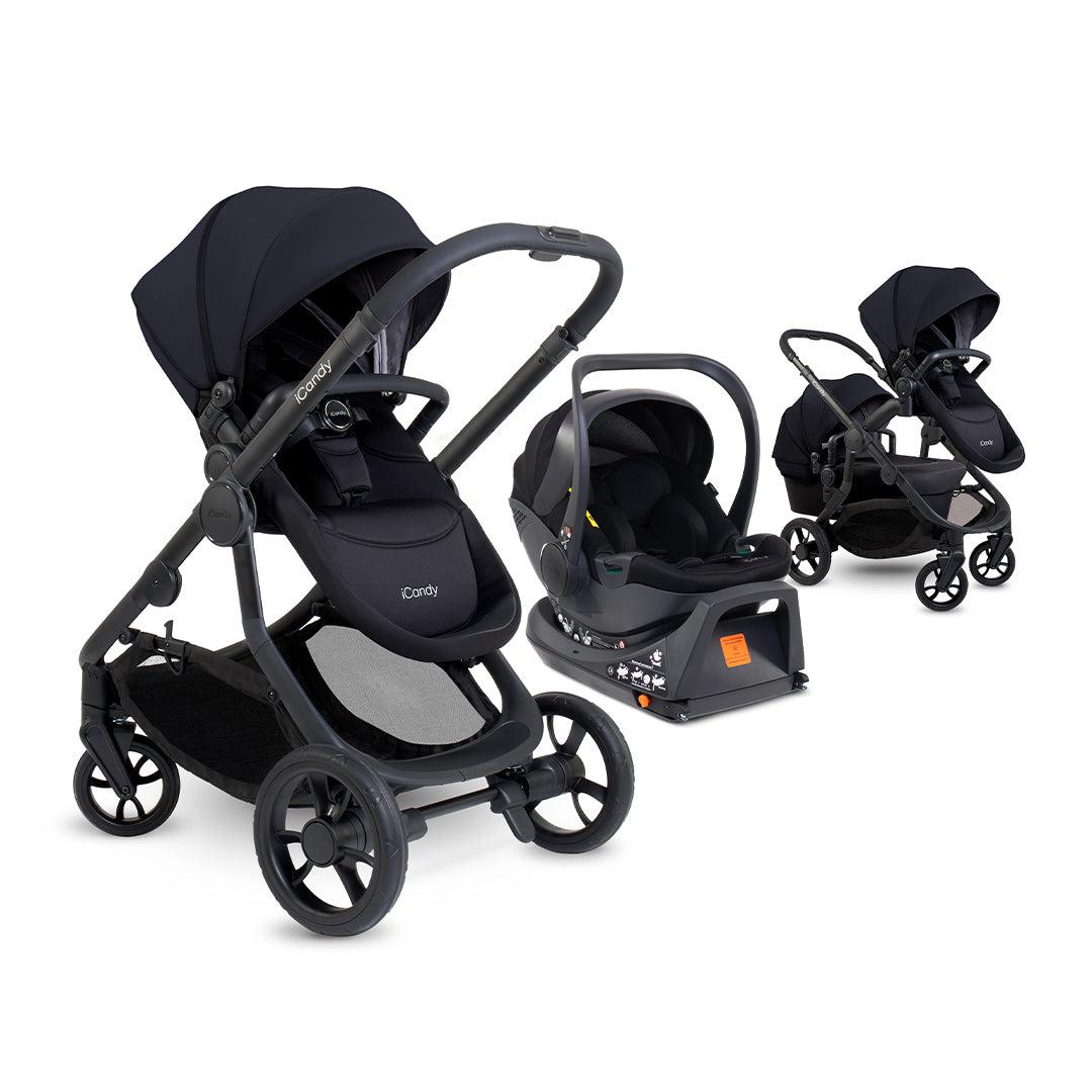 iCandy Orange 4 Travel System with iCandy Cocoon - Black-Travel Systems- | Natural Baby Shower