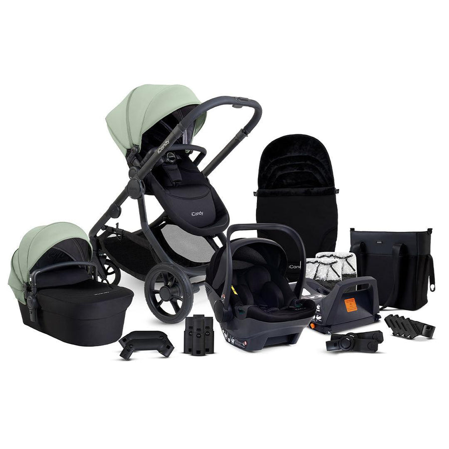 iCandy Orange 4 Travel System with iCandy Cocoon - Pistachio-Travel Systems- | Natural Baby Shower